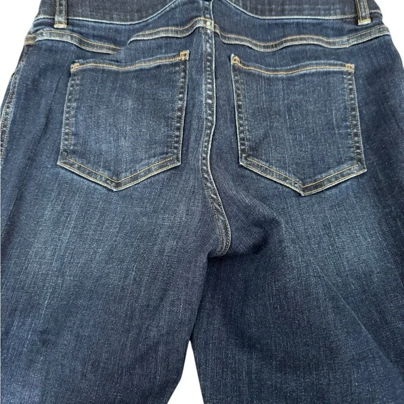 Spanx Shape Wear Dark Wash Flare Stretch Jeans M - Picture 7 of 7